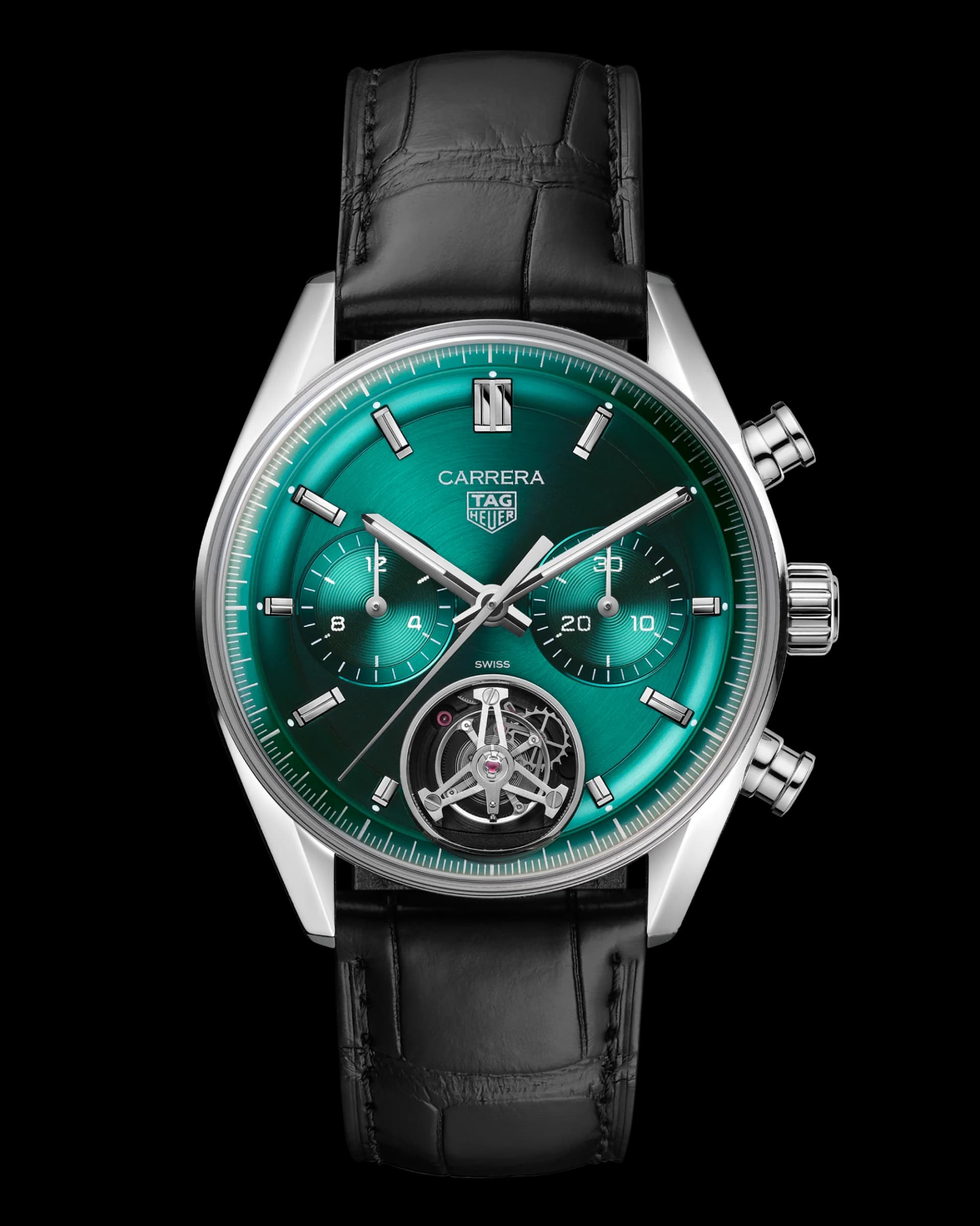 Men's Granarelli Jewelry Tag Heuer Carrera Carrera Chronograph Green Dial - Image 1