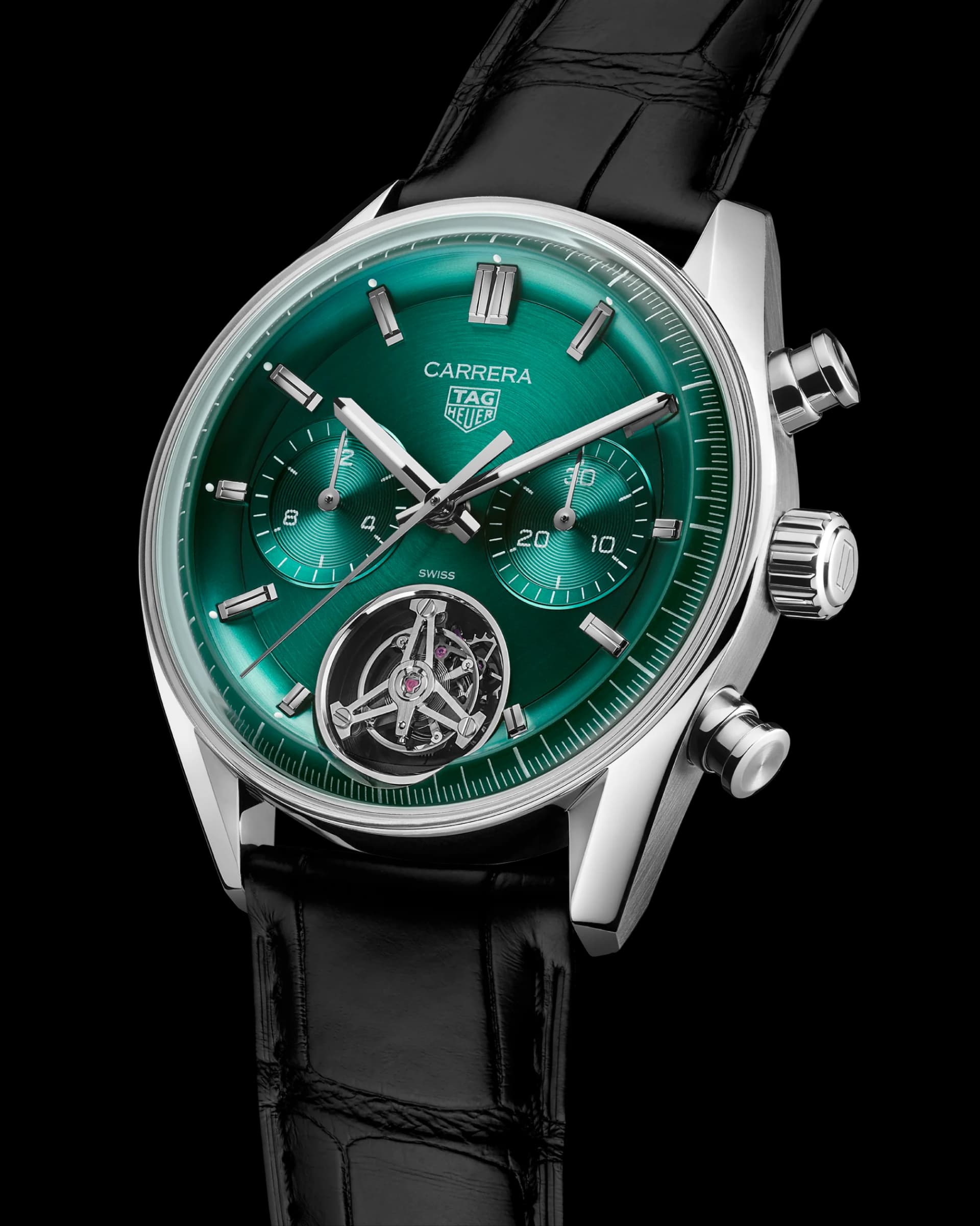 TAG Heuer Carrera Chronograph Tourbillon 42mm Watch - Image 1